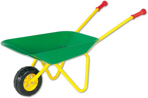 Kinder Schubkarre mit Metall-Wanne, Farbe: grün, TÜV/GS