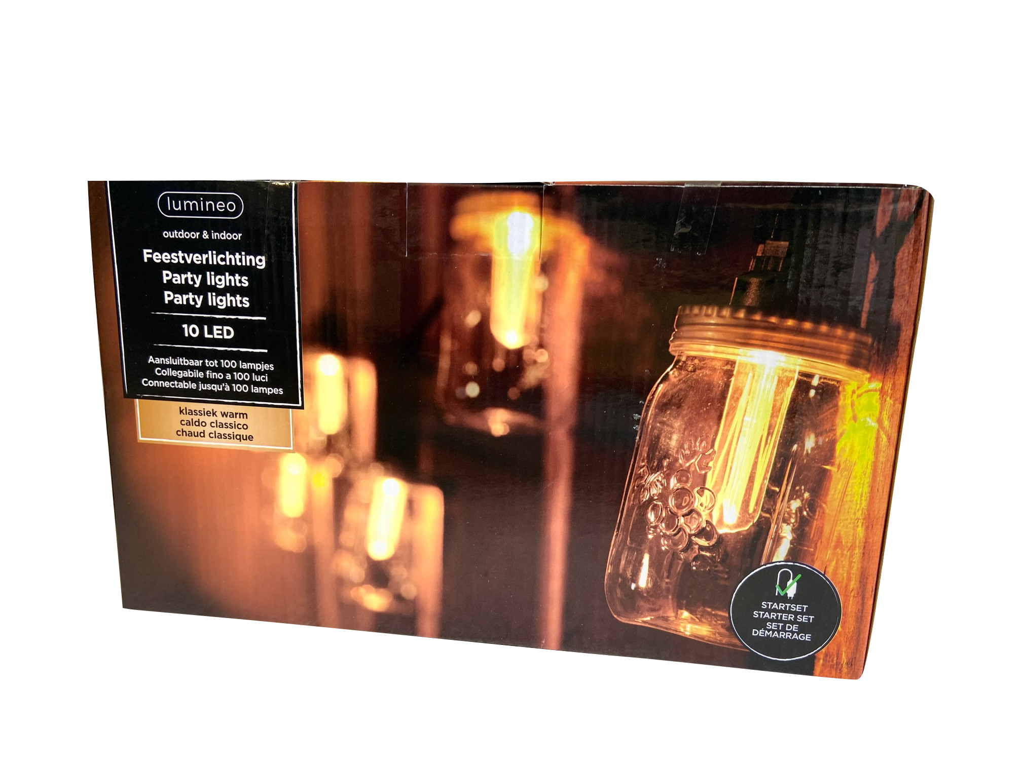 Lumineo LED Einmachglaslichterkette 450 cm outdoor indoor Party Licht