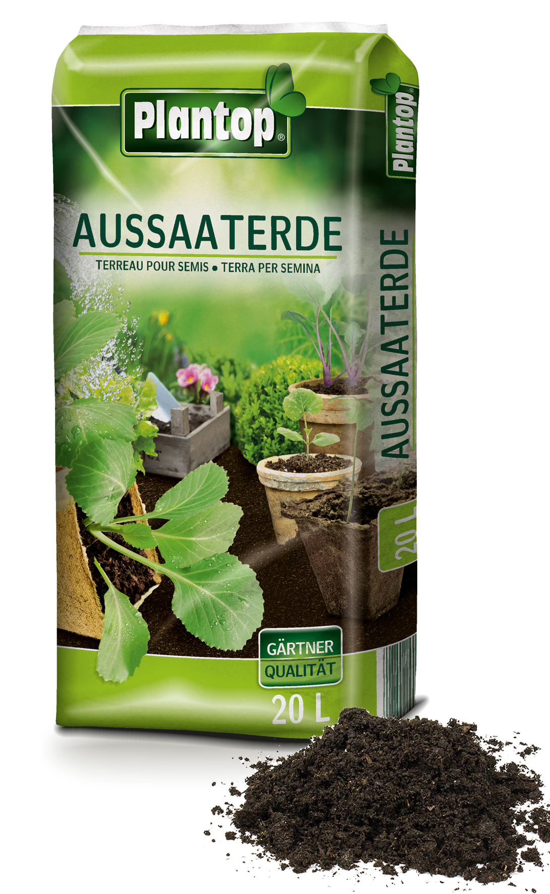 Plantop Aussaaterde 20l GREGOR ZIEGLER GMBH Plantop Aussaaterde 20l