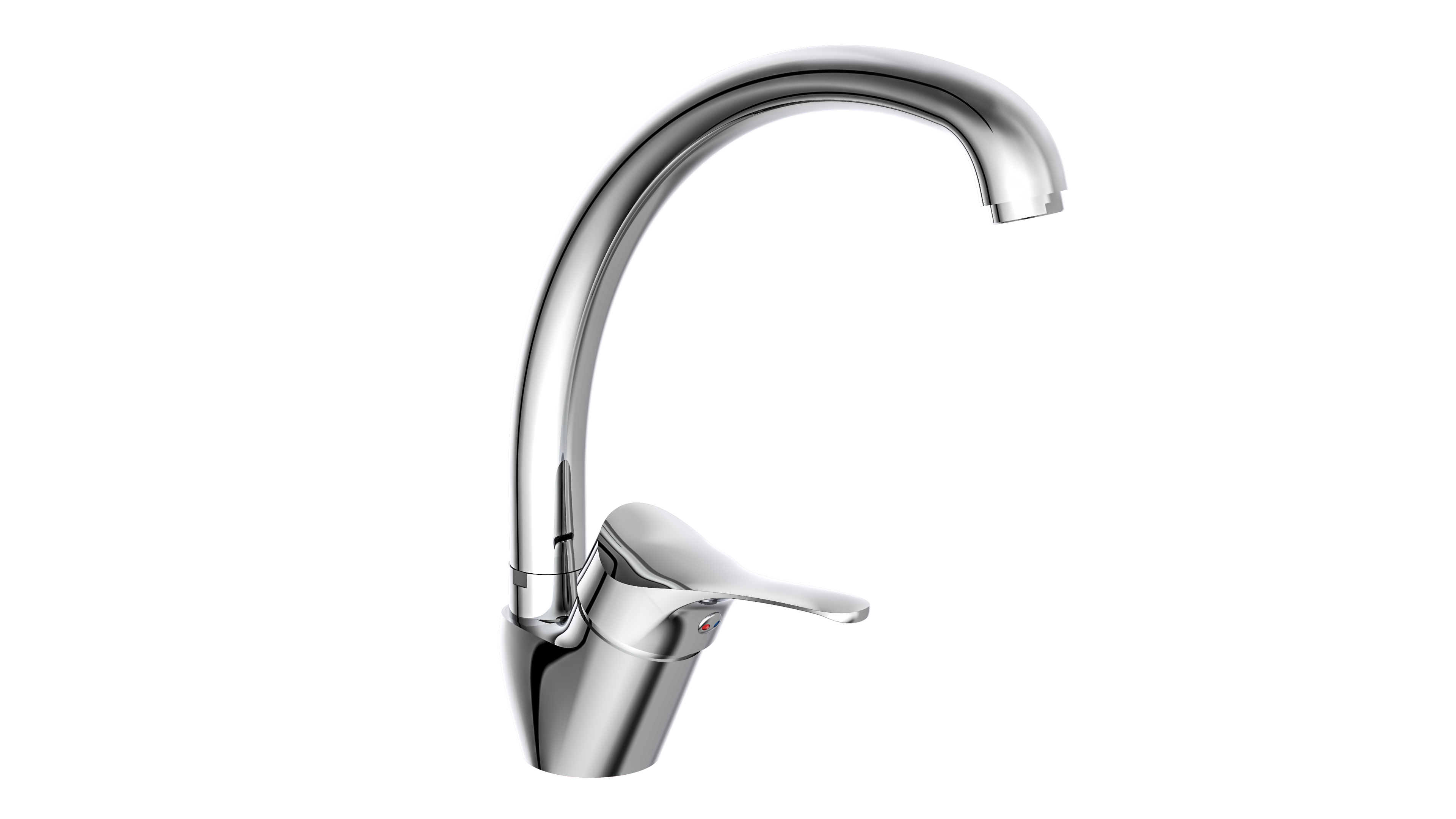 Spültischarmatur m. seitl. Hebel Attica SCHÜTTE GMBH Spültischarmatur m. seitl. Hebel Attica chrom