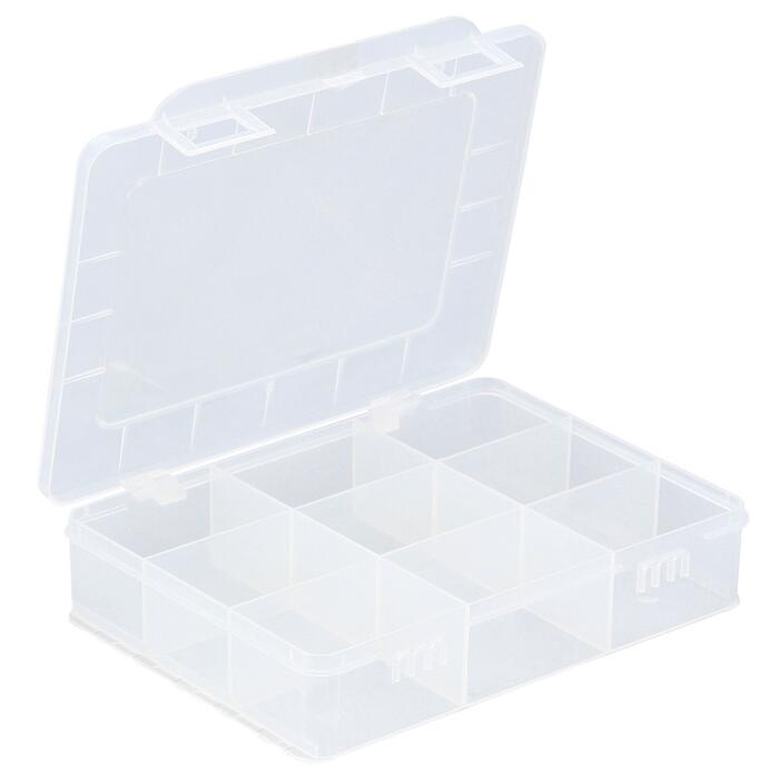 Allit EuroPlus Basic 18/9 transparent Sortimentskasten 9 teilig