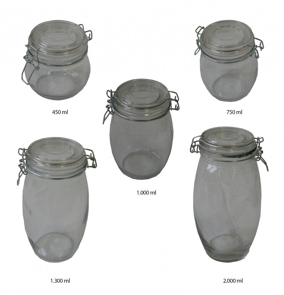 Einmachglas 450, 750, 1.000, 1.300, 2.000ml