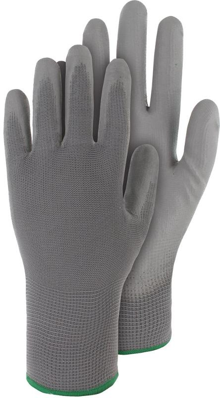 TRIUSO Arbeitshandschuhe Feinstrickhandschuh Nylonhandschuh mit PU
