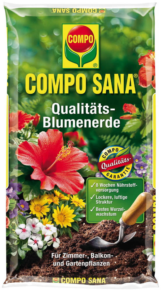 COMPO SANA Qualitäts Blumenerde 20l COMPO COMPO SANA Qualitäts Blumenerde 20l Compo PALETTEN-VE