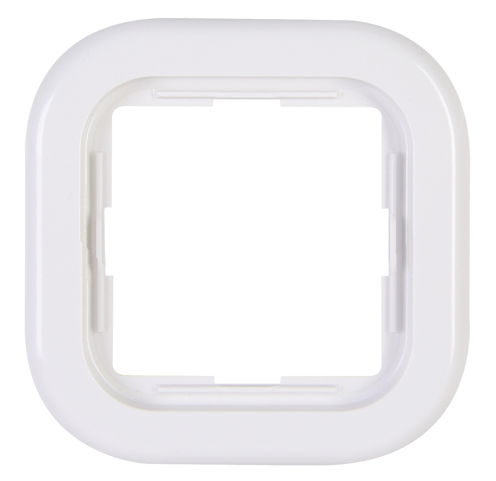 KOPP GMBH Abdeckrahmen Donau 1-fach arktis weiß 