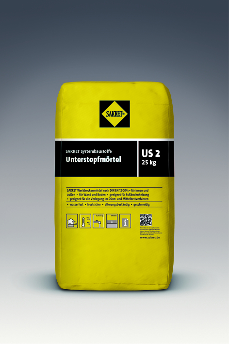 Unterstopfmörtel US 2 grau 25kg SAKRET Unterstopfmörtel US 2 grau 25kg
