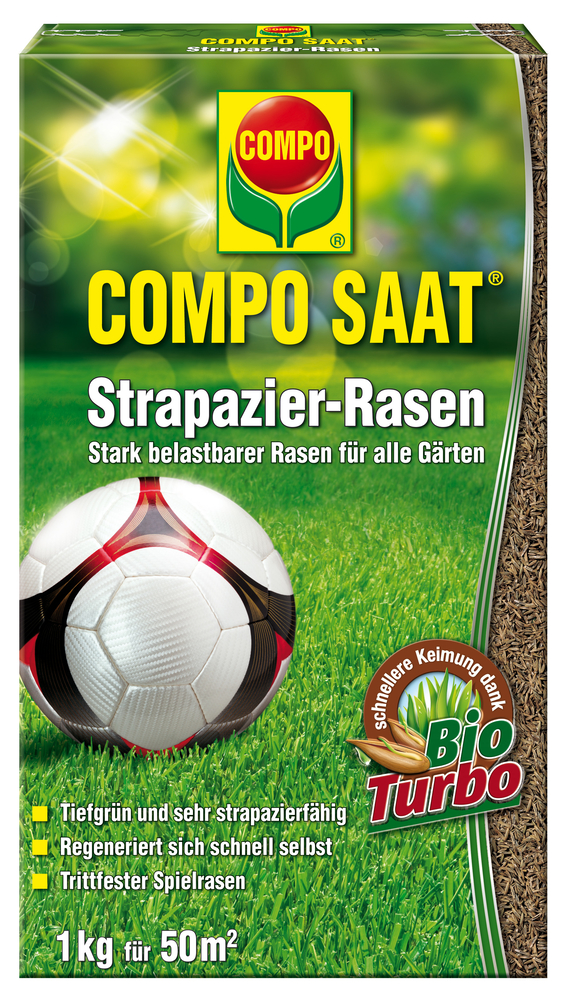 COMPO COMPO SAAT Strapazier-Rasen 50qm 1kg Compo EREG