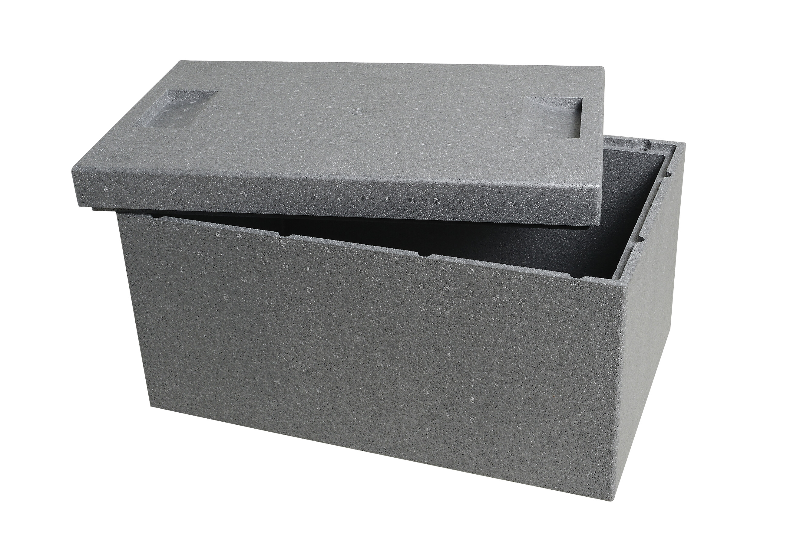 Styropor-Thermobox mit Deckel, 35 Liter, 54,5x35x30 cm