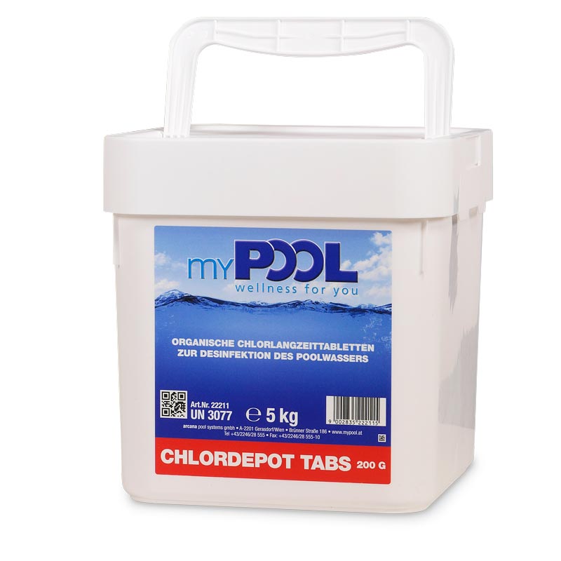 Chlordepot Tabs Langzeittabletten 200gr., 5 kg Chlordepot Tabs Langzeittabletten 200gr., 5 kg