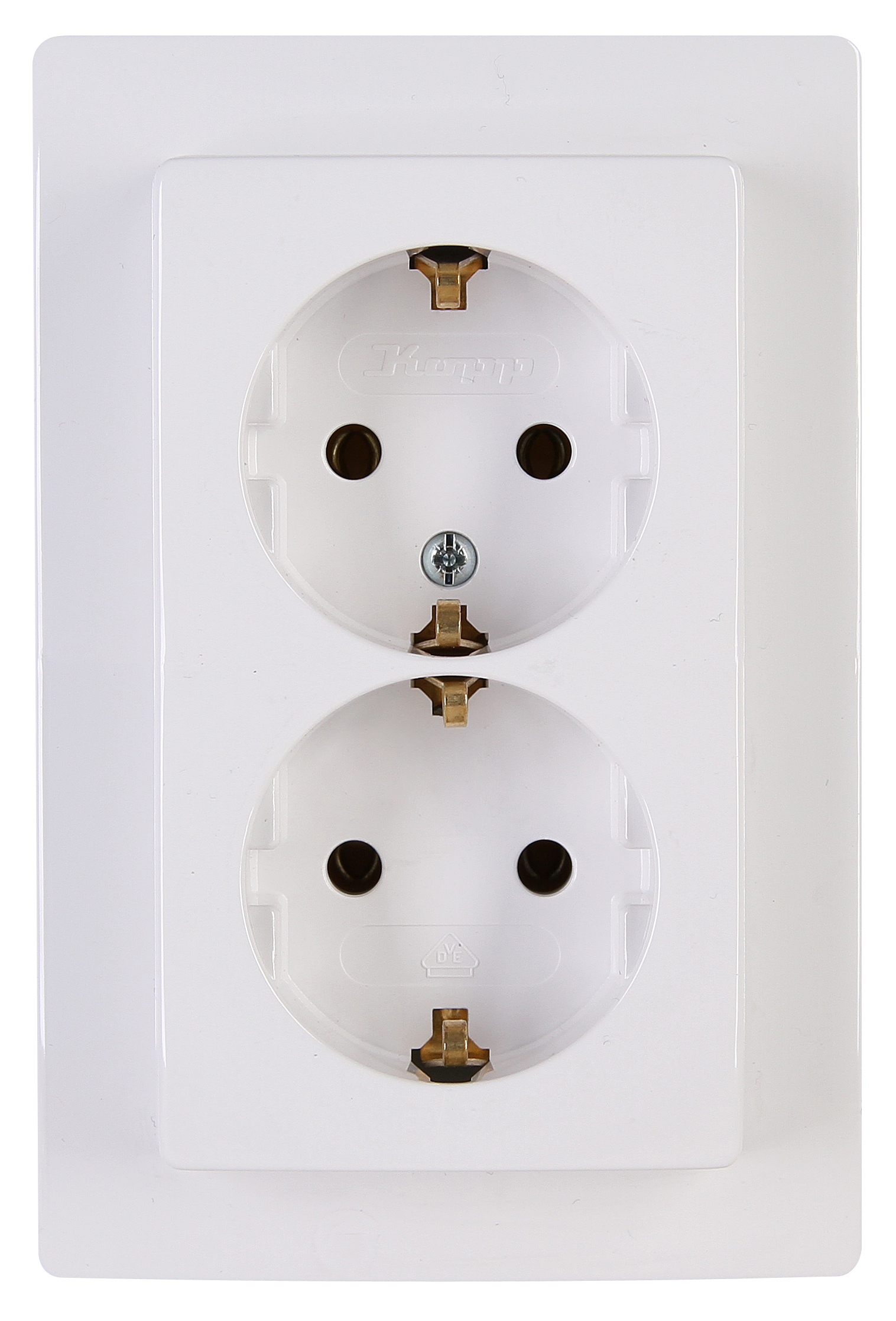 KOPP GMBH Steckdose Paris 2-fach arktis 