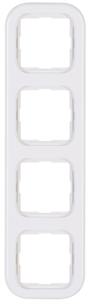 KOPP GMBH Abdeckrahmen Donau 4-fach arktis 