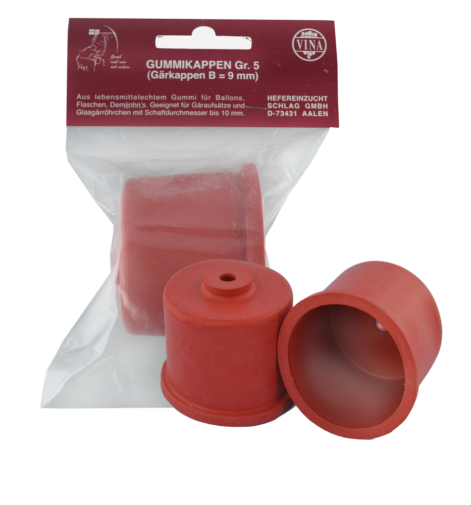HEFEREINZUCHT SCHLAG GMBH Gärkappen Gr. 5, Bohrung 9 mm 