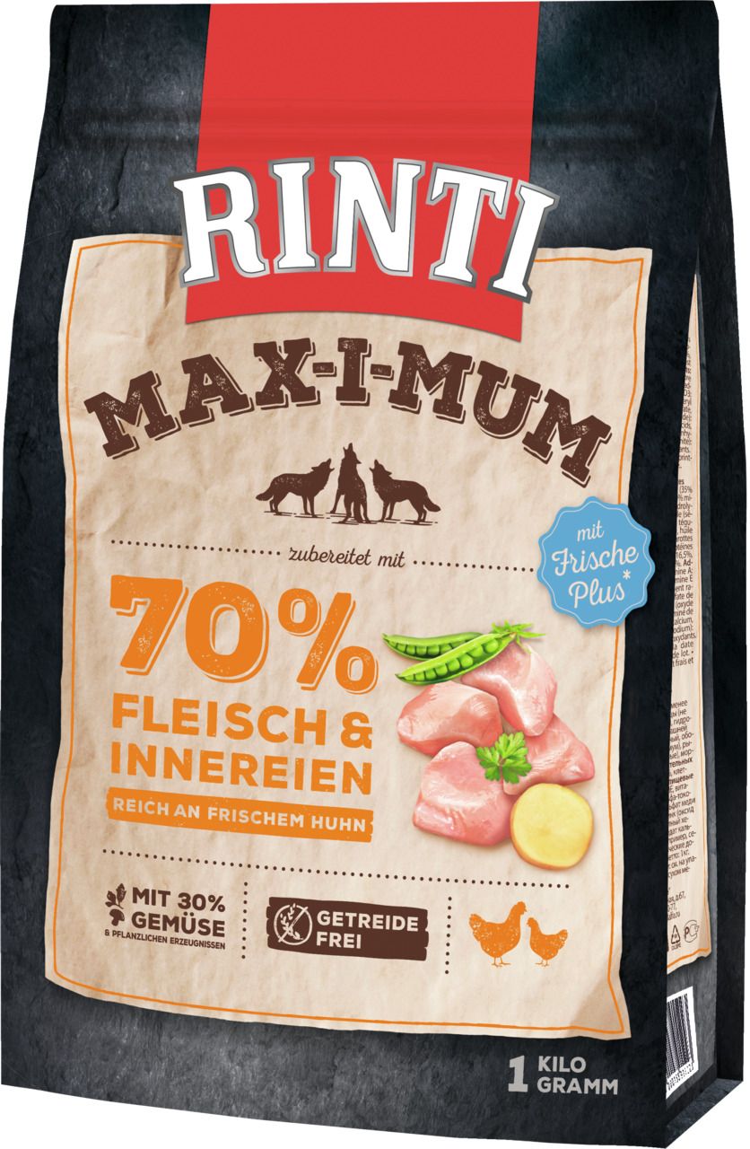 Rinti Max-i-mum Huhn Trockenfutter, 1kg  