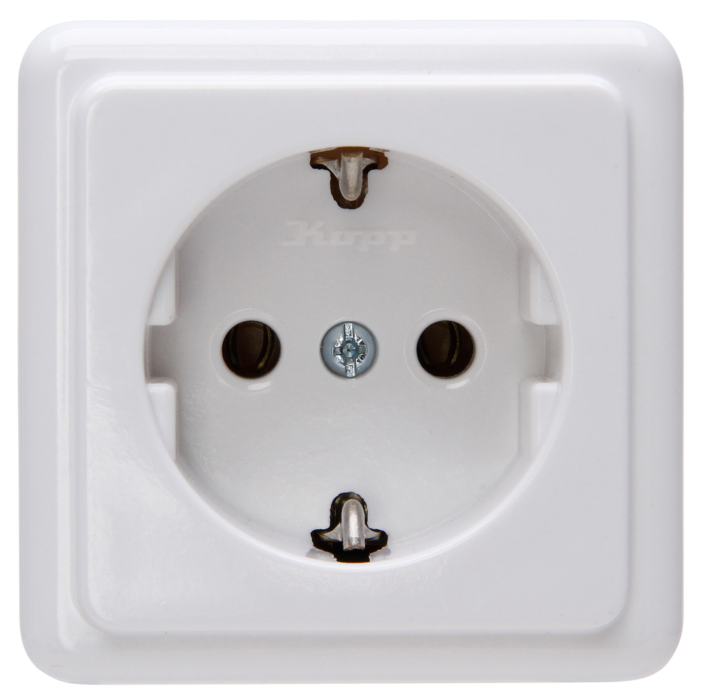 Steckdose 1-fach Aufputz arktis weiß KOPP GMBH Steckdose 1-fach Aufputz arktis weiß