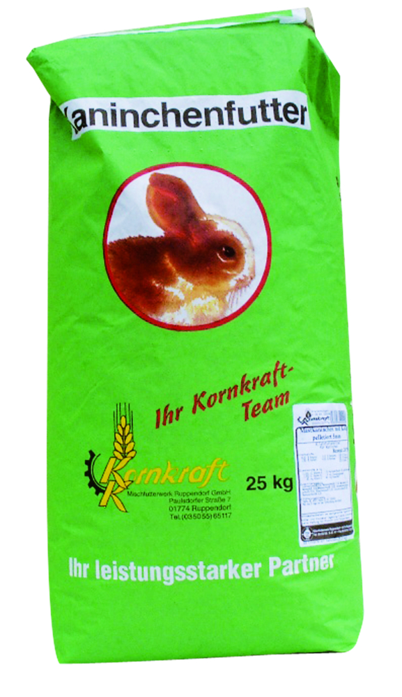 Kaninchen o. AdiSol 5mm 25kg MISCHFUTTER RUPPENDORF Kaninchen o. AdiSol 5mm 25kg