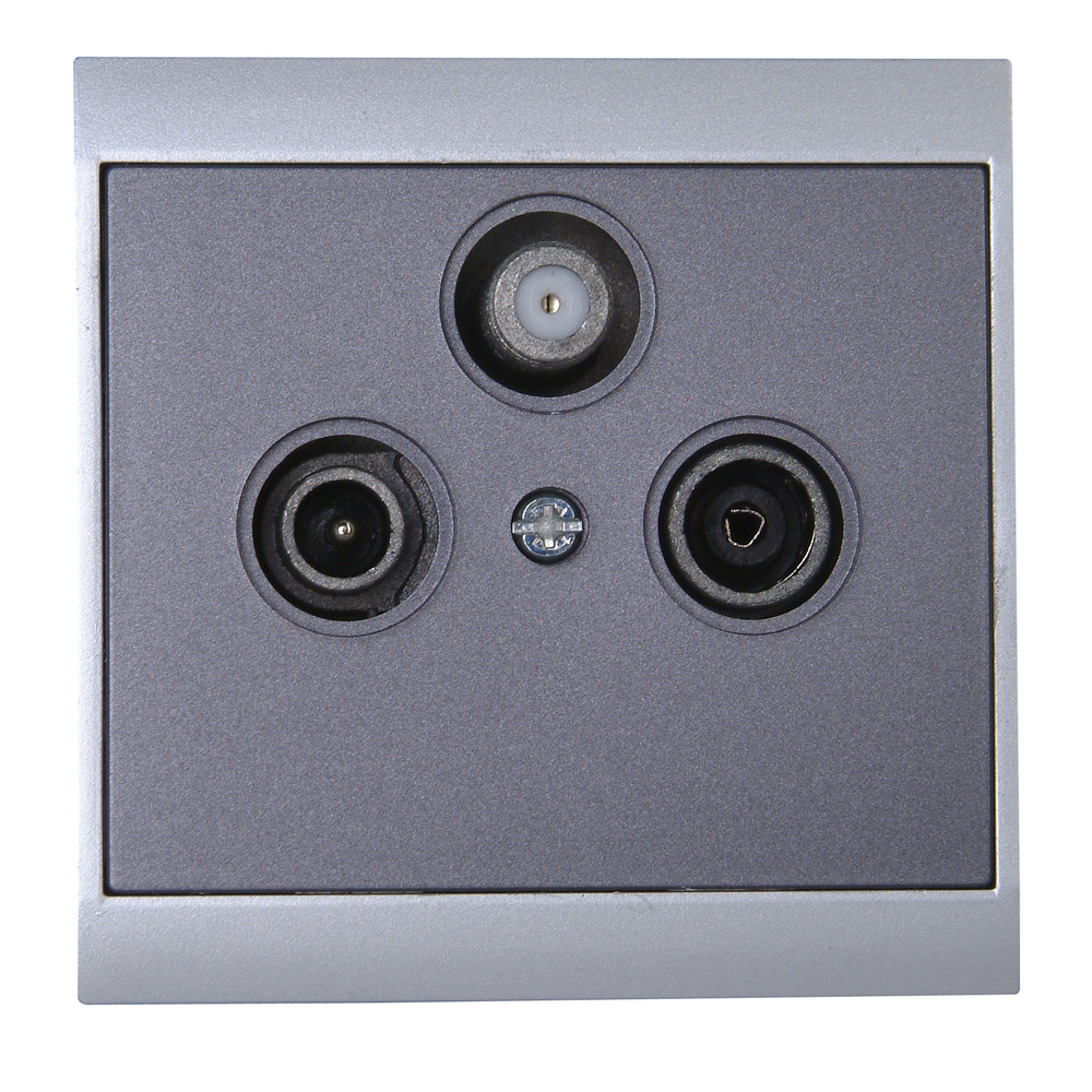 Antennensteckdose Malta TV/RF/SAT anthr. KOPP GMBH Antennensteckdose Malta TV/RF/SAT anthr. für Einzelanlagen