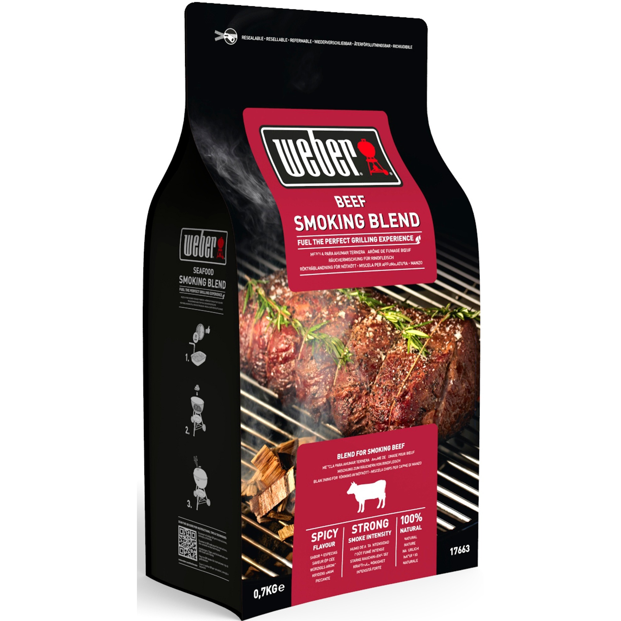 Weber Räucherchips "Beef", 700g Weber Räucherchips "Beef", 700g