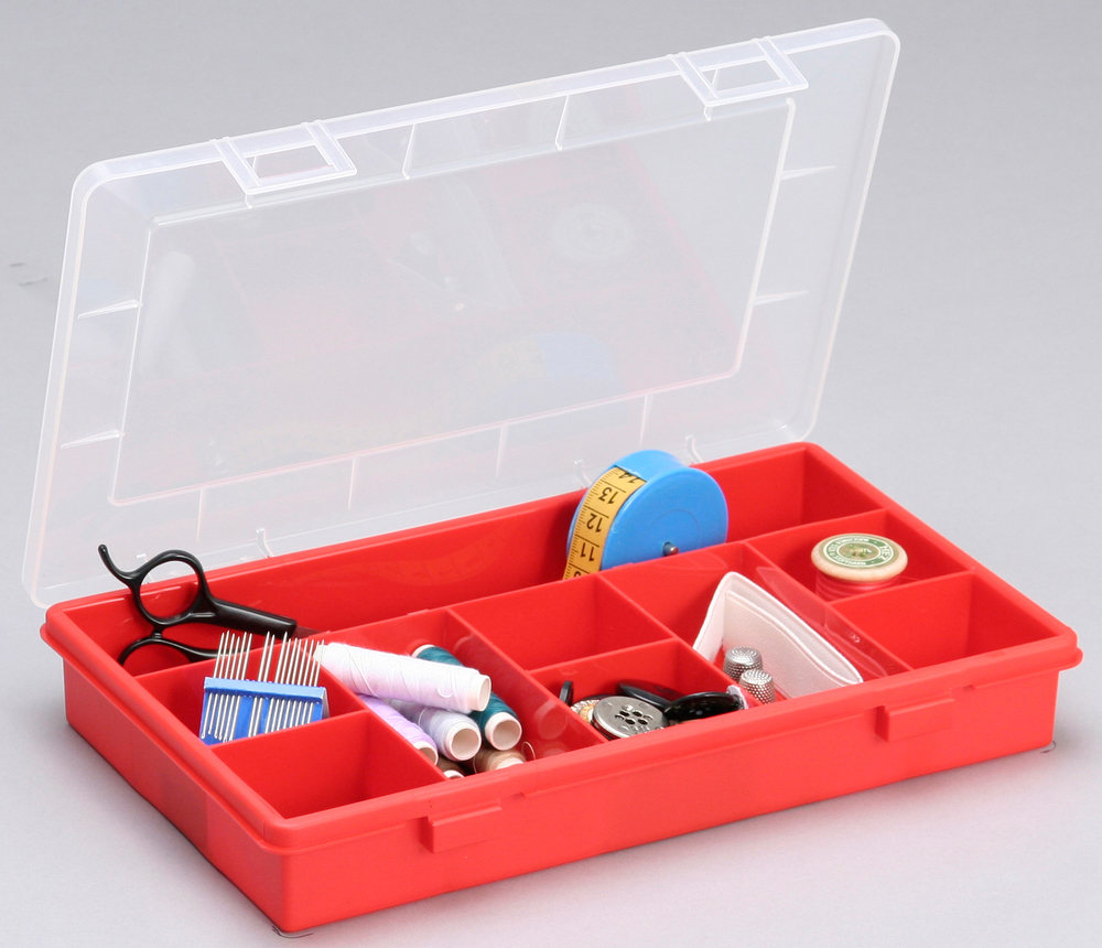 ALLIT AG EuroPlus Basic 29/9 rot/transparent Sortimentskasten