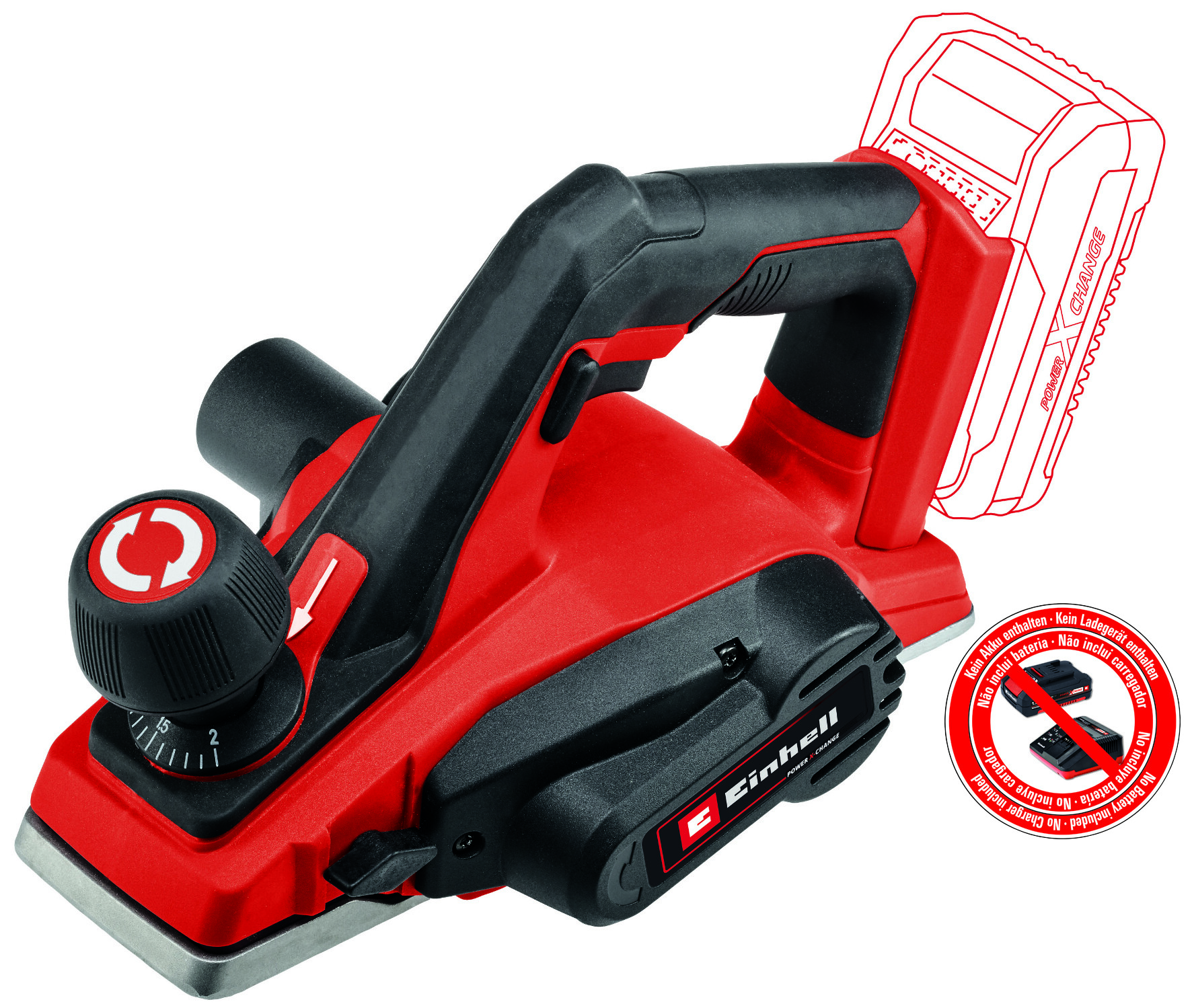 Akku-Hobel TE-PL 18/82 Li - Solo EINHELL Akku-Hobel TE-PL 18/82 Li - Solo
