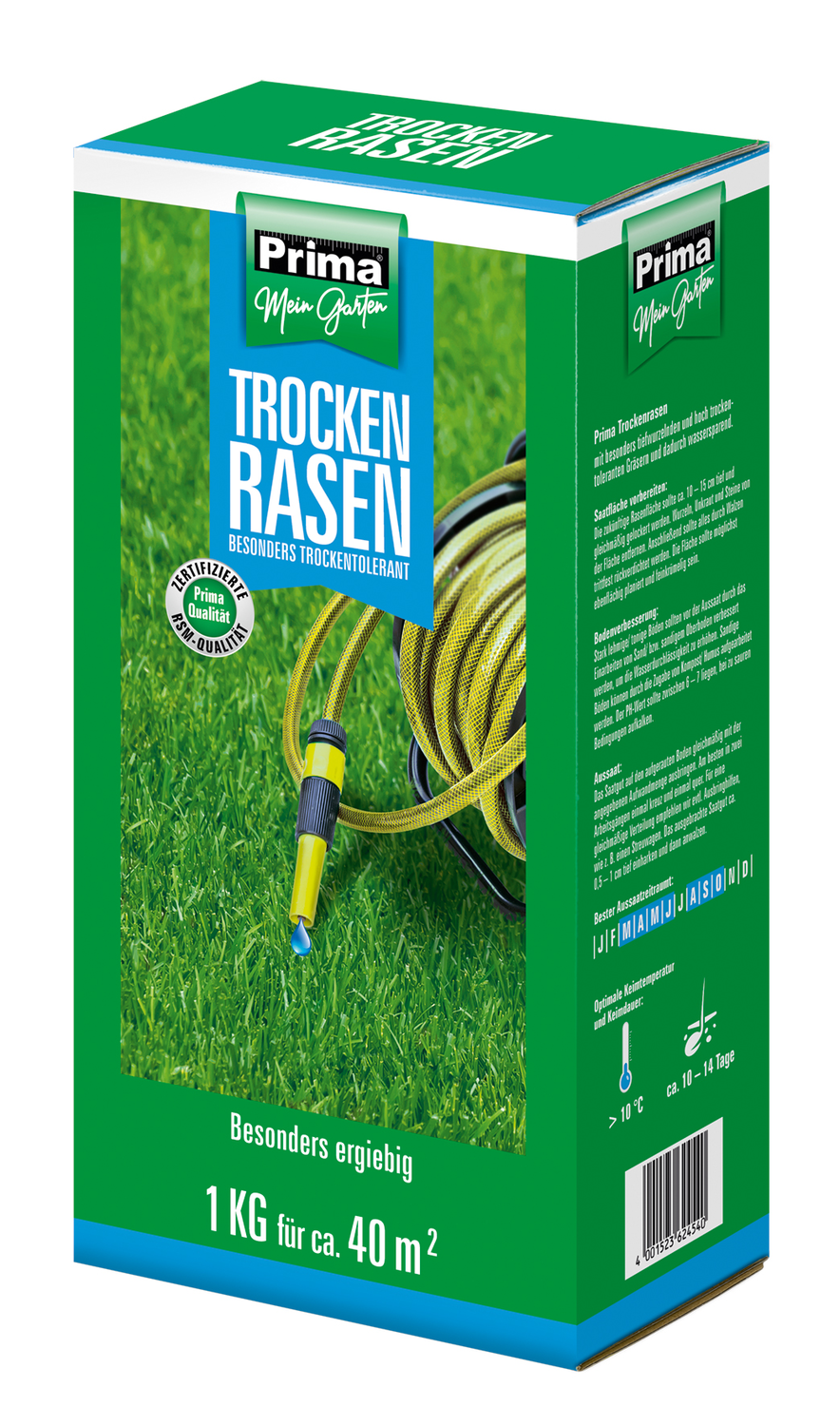 PRIMA Trockenrasen 1 kg für 40 m²