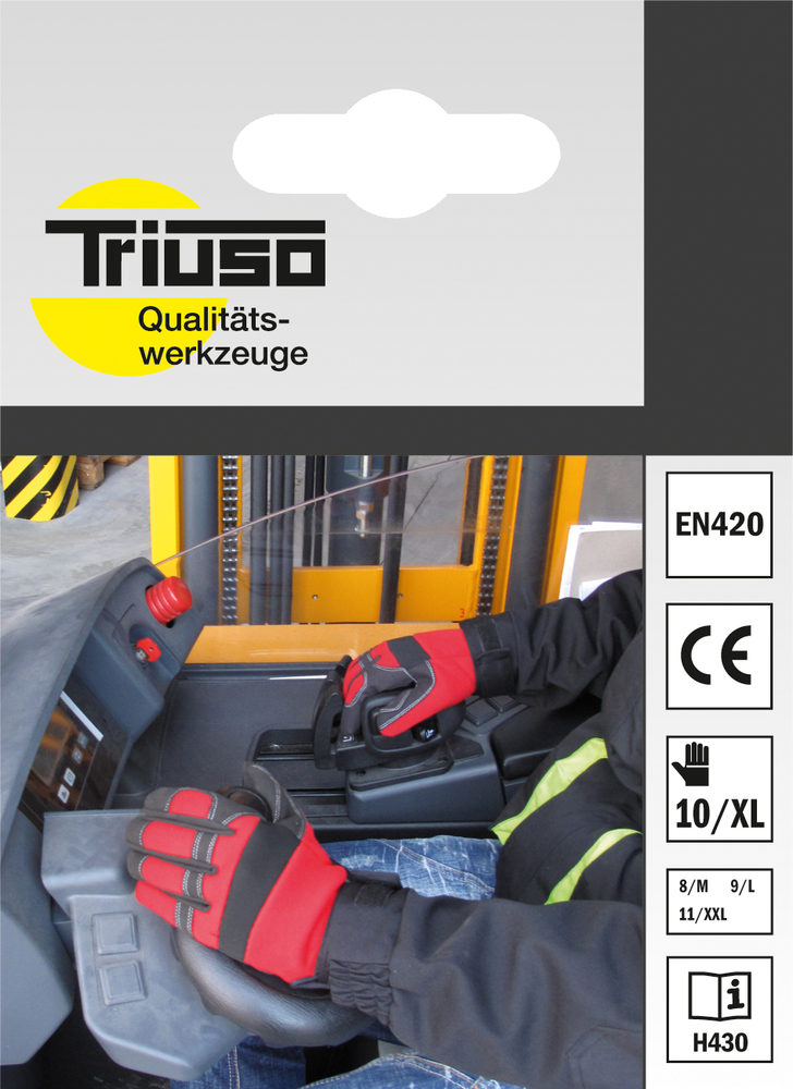 TRIUSO Mechanik-Handschuh Technik Größe: 11