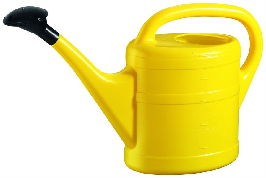 Gießkanne gelb, 5 Liter