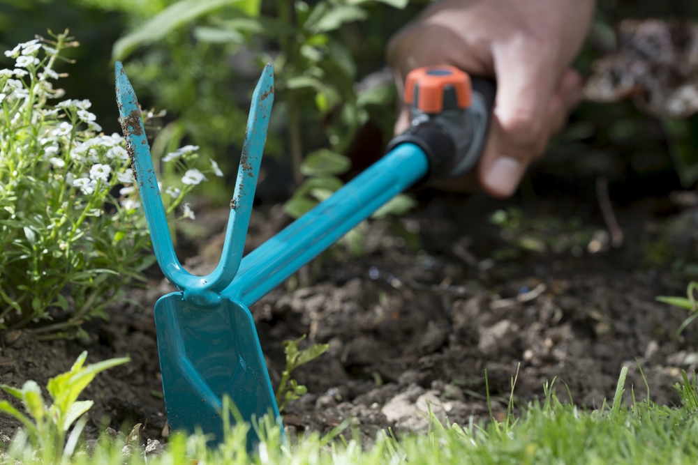 GARDENA cs-Kleinhäckchen gerades Blatt 2 Zinken Gardena XXX