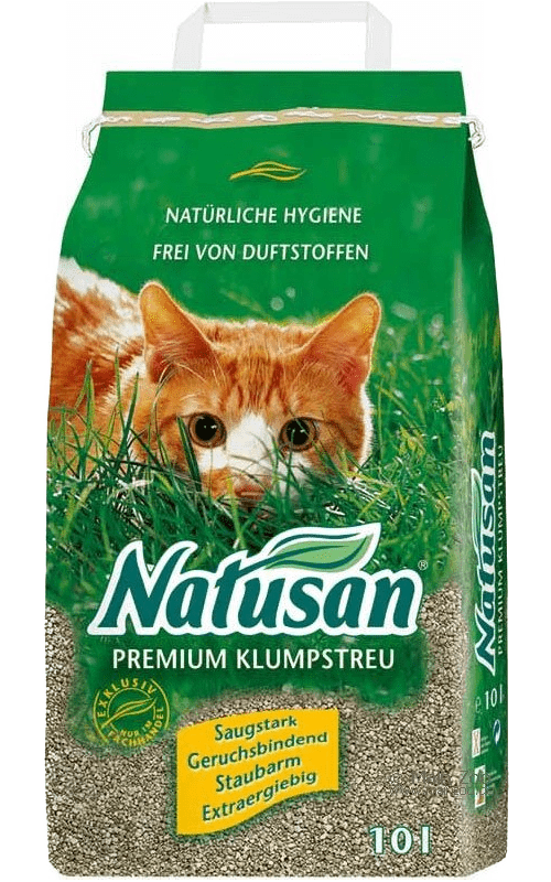 Natusan Premium Klumpstreu 20 Liter Öko Katzenstreu
