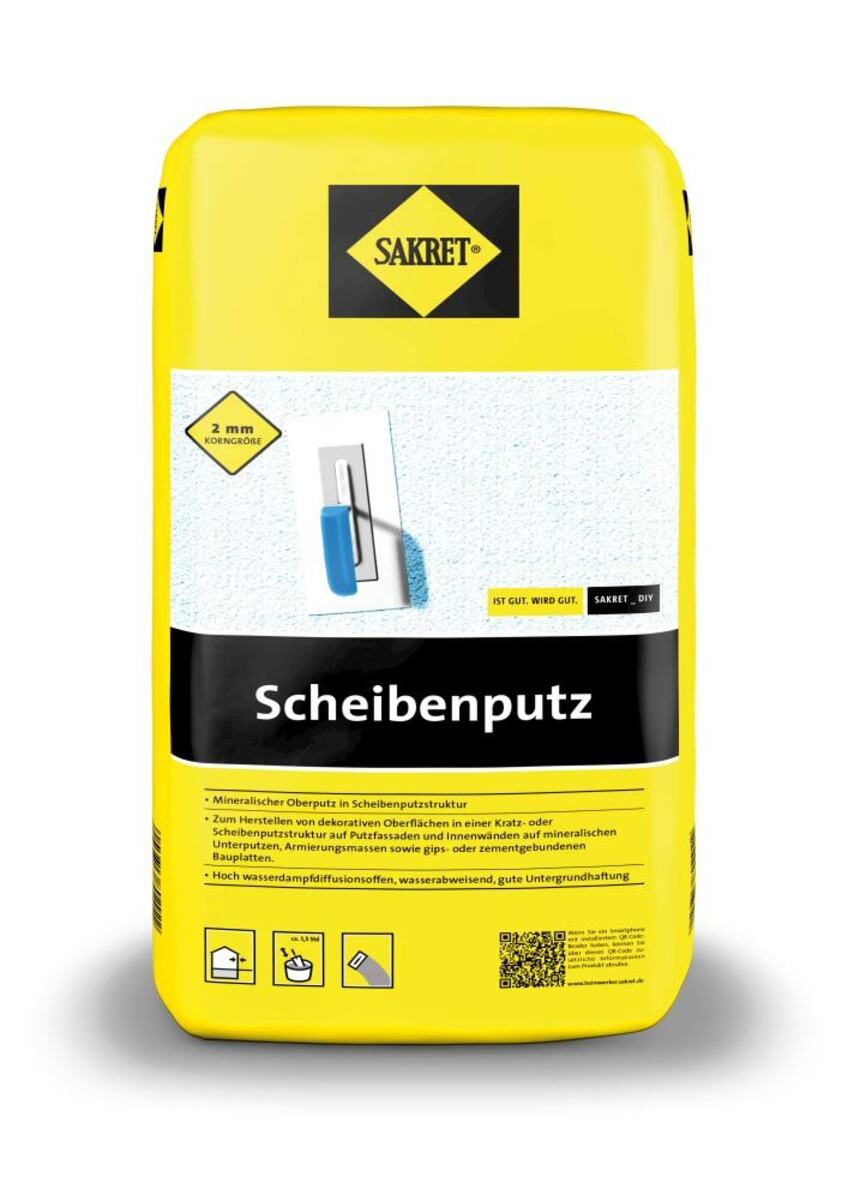 SAKRET Scheibenputz, 2mm mineralisch, 25kg 