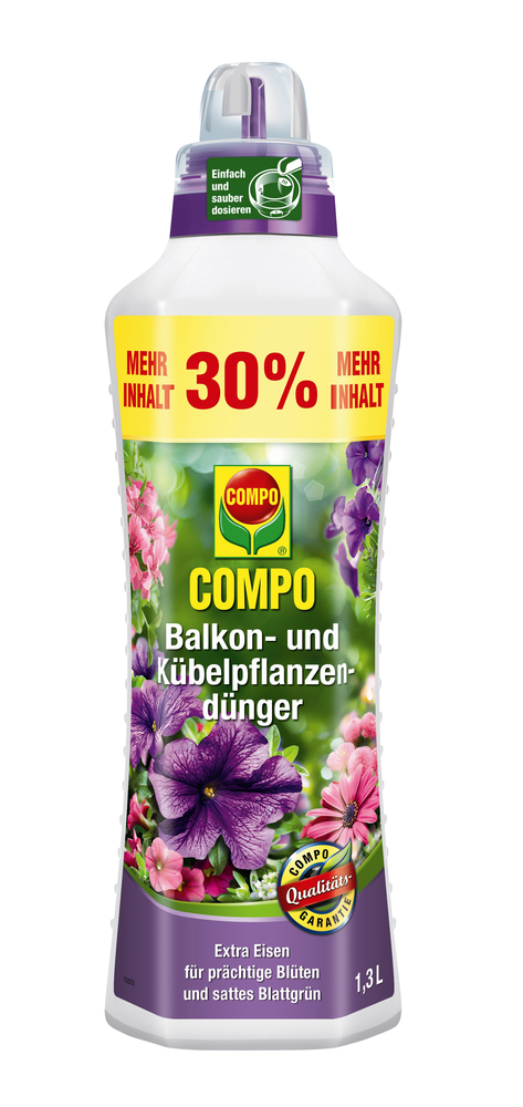 COMPO Balkon u. Kübelpflanzendünger 1,3l BAT AGRAR GMBH & CO.KG (BEISELEN) COMPO Balkon u. Kübelpflanzendünger 1,3l Compo EREG