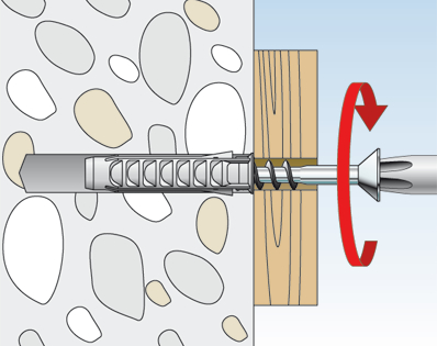 FISCHER Spreizdübel SXR Box 6/8/10 (132 Stück) 