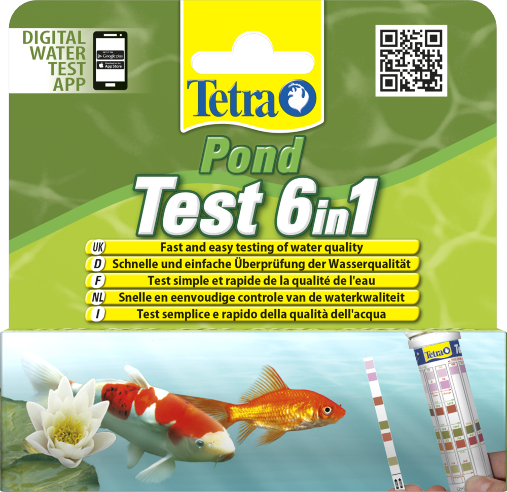 Tetra Pond QuickTest 6 in 1 25 Stück