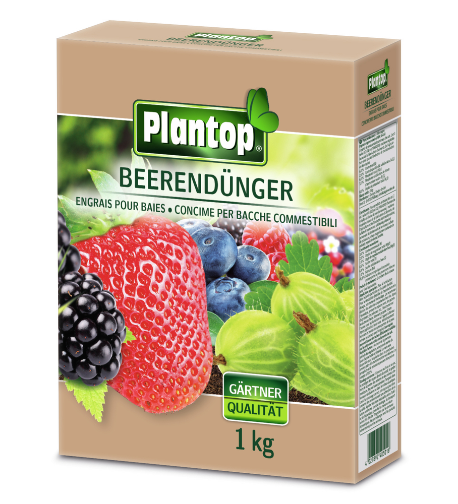 Plantop Beerendünger 1kg GREGOR ZIEGLER GMBH Plantop Beerendünger 1kg NPK 7+4+9 (+3) Faltschachtel