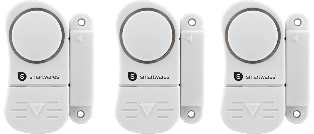 Mini Tür-u.Fensteralarm SC07/3 3er Pack Batterien 3xLR44 inklusive, Alarm 85dB 