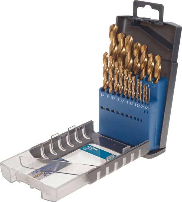 Bohrer-Satz Titan Ø1,0-10 mm 19-tlg. KWB BURMEISTER Bohrer-Satz Titan Ø1,0-10 mm 19-tlg. kwb DIY