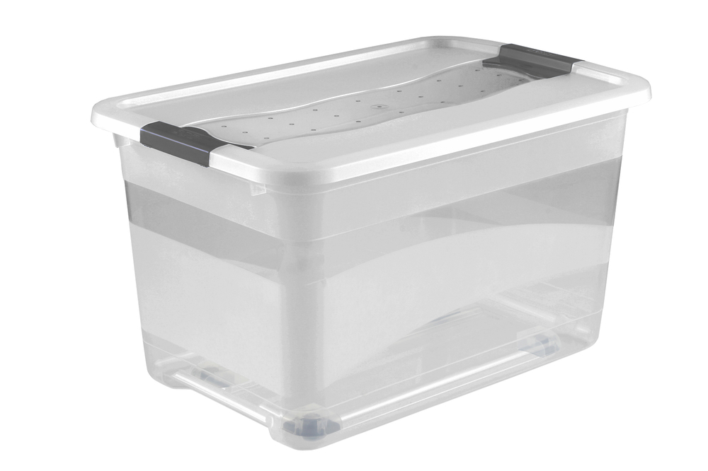 Kristallbox Konrad trans. mit Rollen 52l KEEEPER Kristallbox Konrad trans. mit Rollen 52l 59,5x39,5x35cm