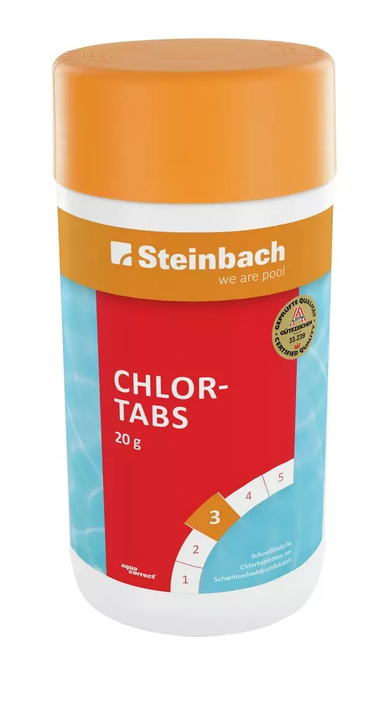 STEINBACH Chlortabs 20g organisch, 1 kg  