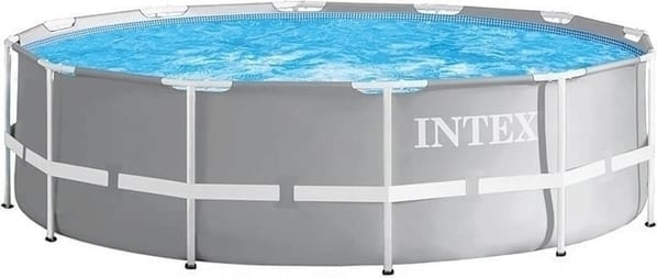 INTEX Frame Pool Set Prism Rondo 366 x 76cm mit Filteranlage