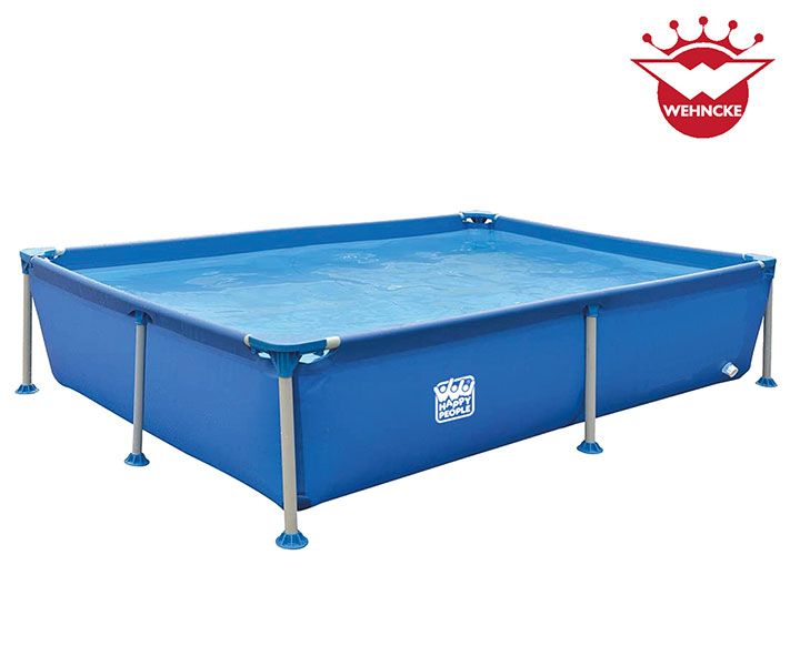 Happy People 77516 Stahlrahmenpool, blau, 228x159x42cm Happy People 77516 Stahlrahmenpool, blau, 228x159x42cm