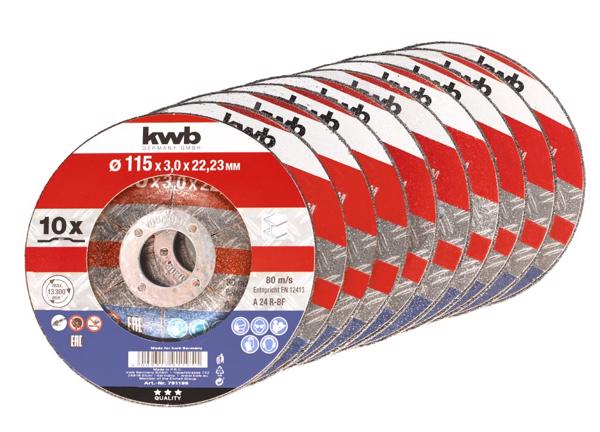 kwb Trennscheiben Metall Ø115 mm (10 Stück) 
