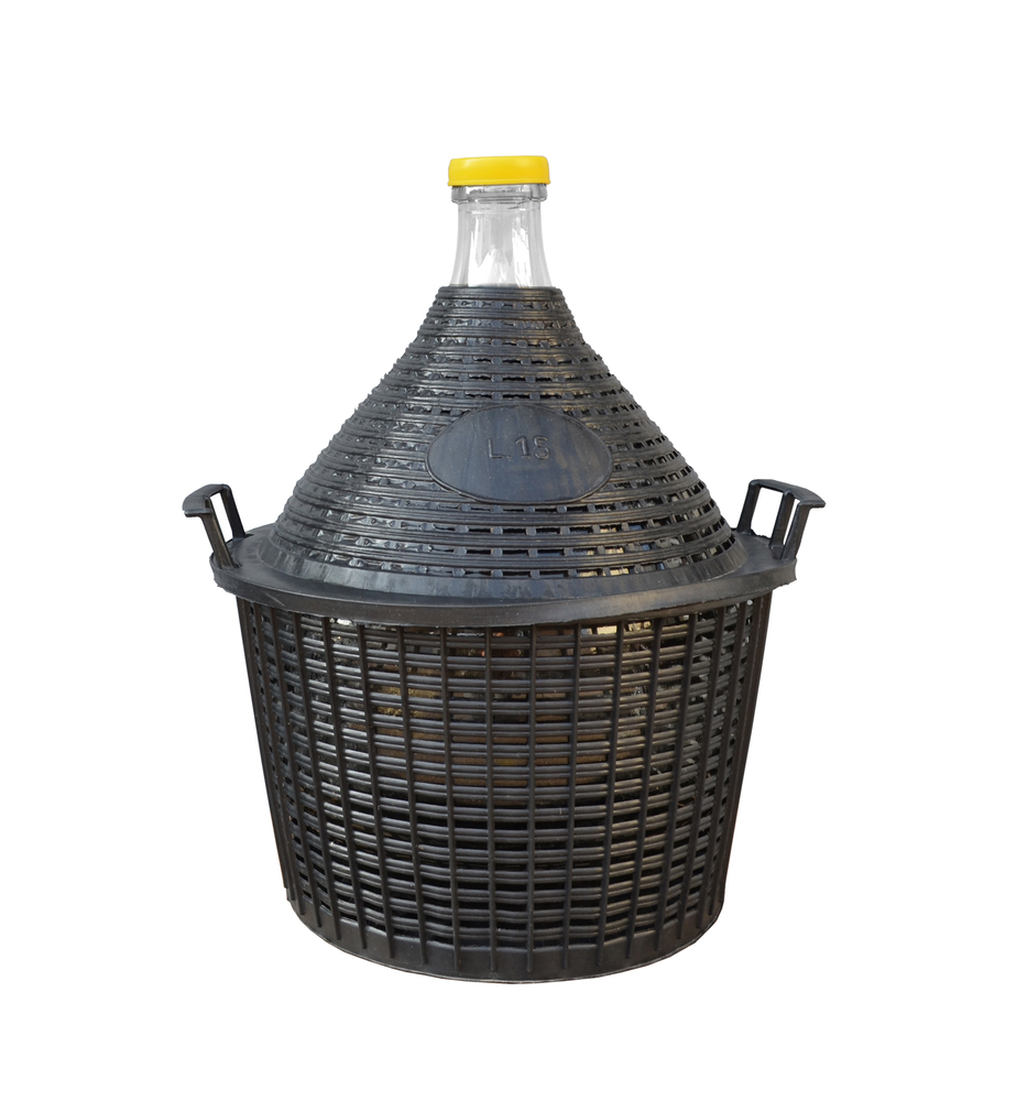 HEFEREINZUCHT SCHLAG GMBH Glasballon 15 ltr. / Öffnung Inn. 38 mm 