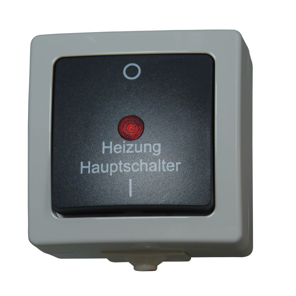Heizungshauptschalter Nautic AP-FR grau KOPP GMBH Heizungshauptschalter Nautic AP-FR grau