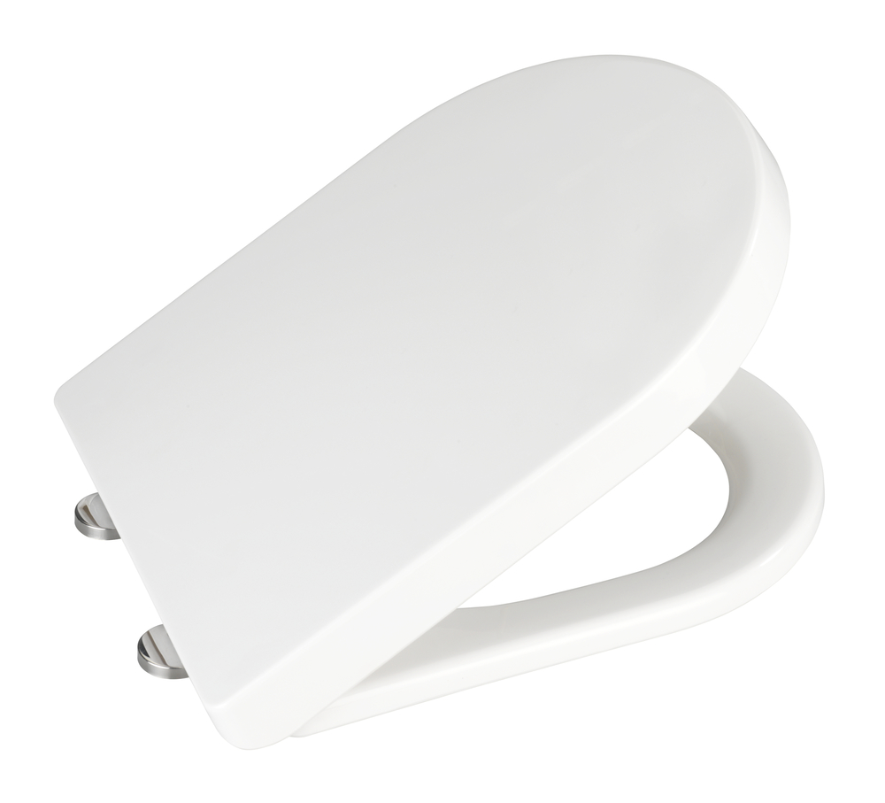 WENKO WENSELAAR GMBH &CO KG WC-Sitz Calla weiß Thermoplast, Easy-Close