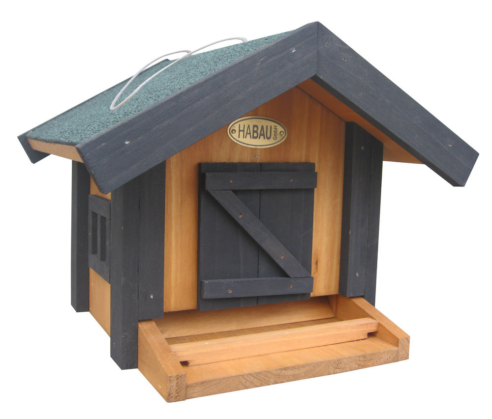 HABAU GMBH Futterhaus Buntspecht L25xB25xH20cm nur im Display Nr.1730 erhältlich