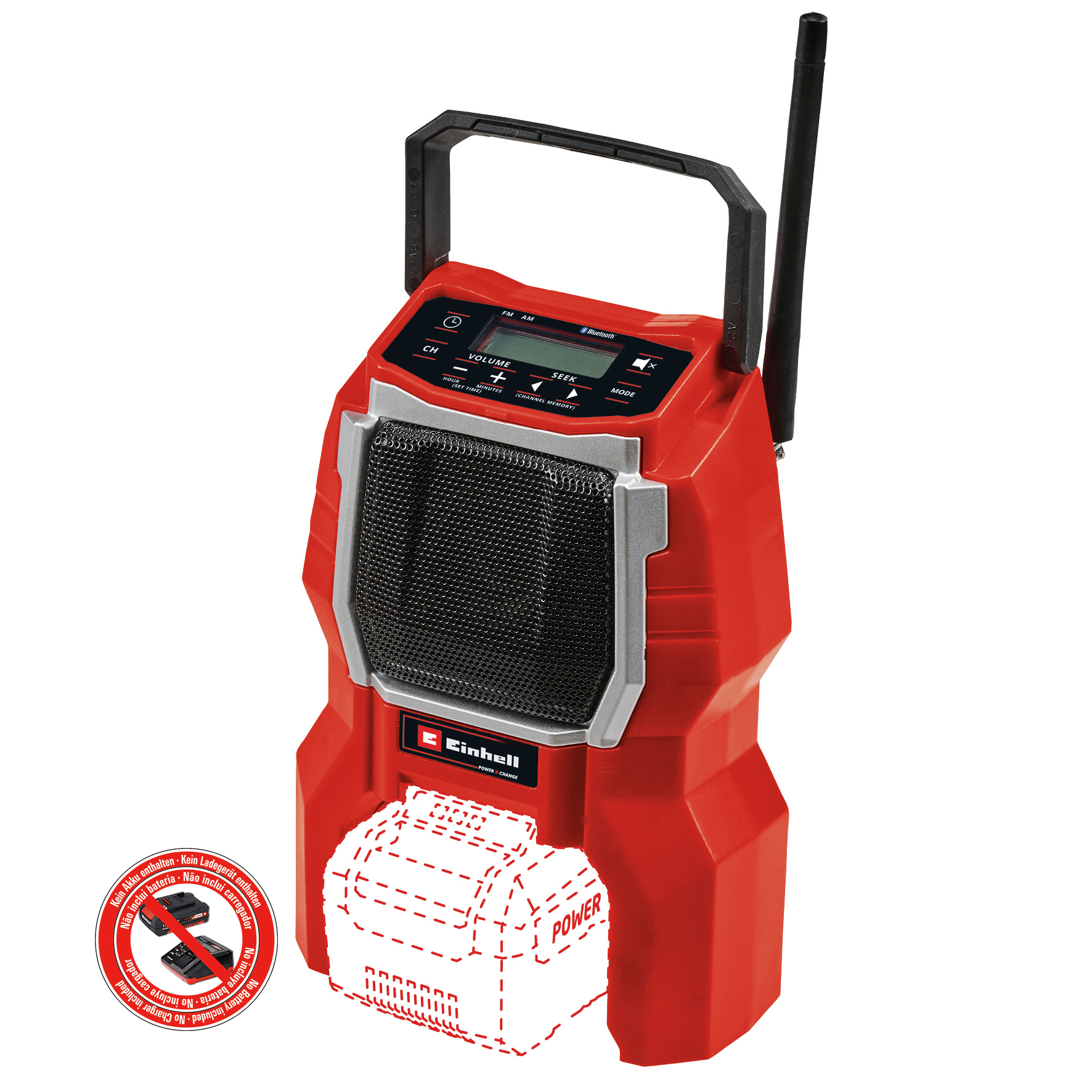 EINHELL Akku-Radio TC-CR 18 Li BT - Solo  