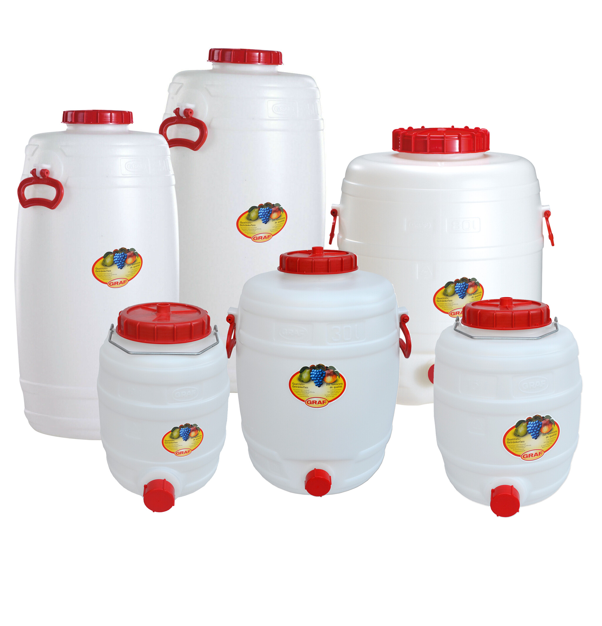 Graf Getränkefass 10, 15, 30, 50, 80 und 120 Liter