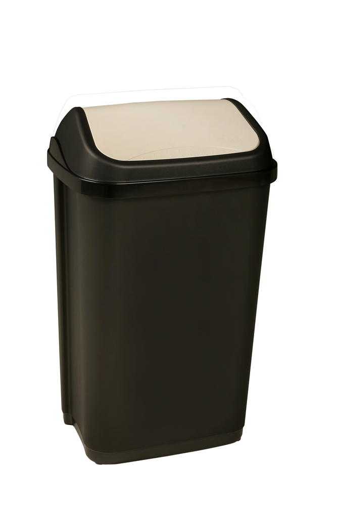 Abfallbehälter Swantje 50l graphite KEEEPER Abfallbehälter Swantje 50l graphite 38,5x29x66cm, mit Schwingdeckel