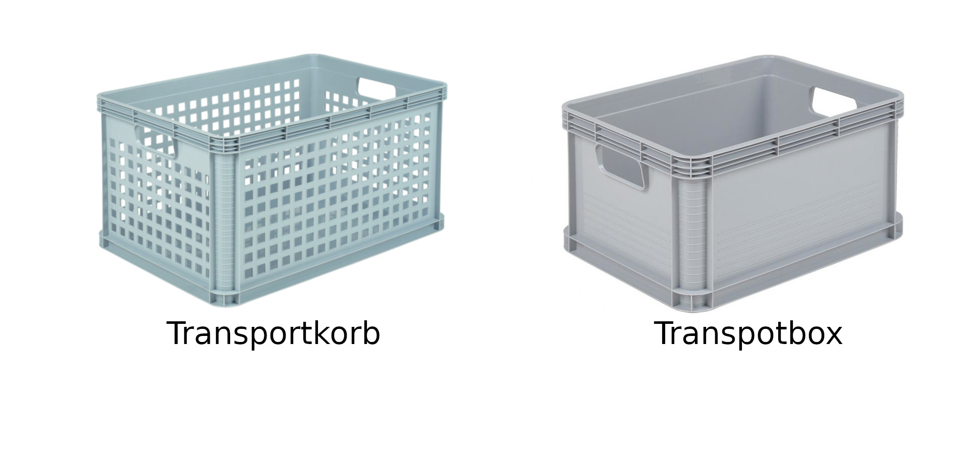 keeeper Transportbox Robusto Box Kiste Lager Aufbewahrung grau verschiedene Maße