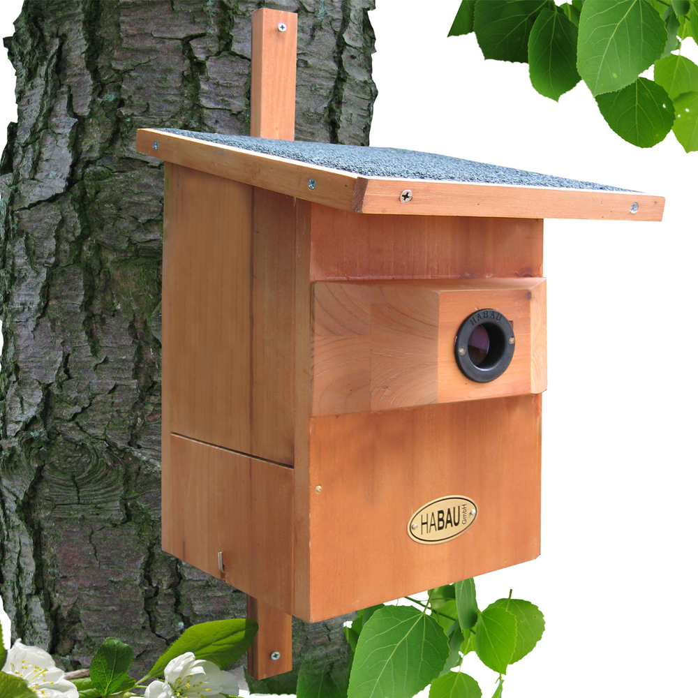 Starenkasten 24,5x21,5x29,5cm HABAU GMBH Starenkasten 24,5x21,5x29,5cm 45 mm Flugloch aus Kunststoff