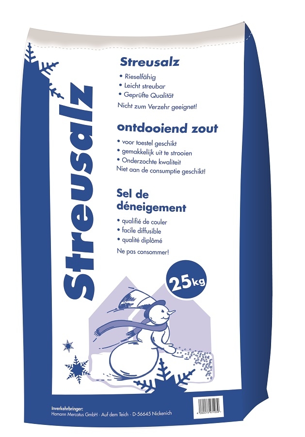 Haman Streusalz 25kg Auftausalz Streumittel Streugut